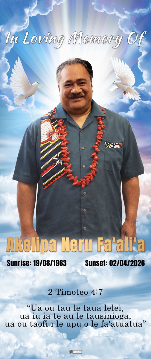 Roll Up Banner design example – Memorial