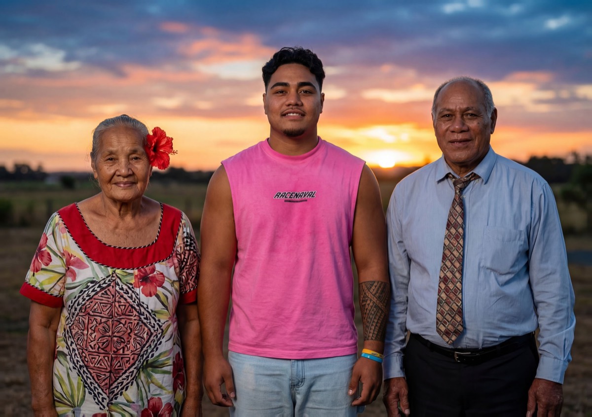 Canvas design example – Family Portrait