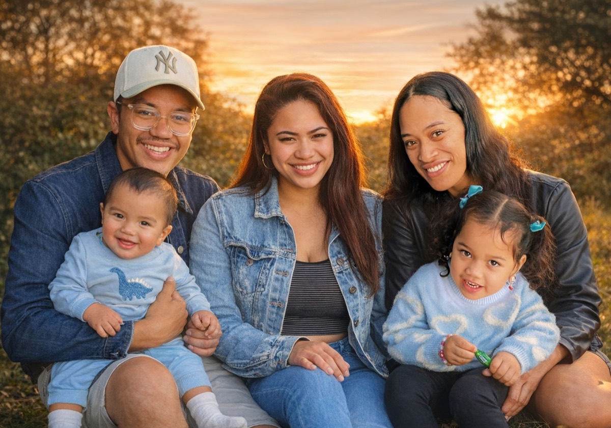 Canvas design example – Family Portrait