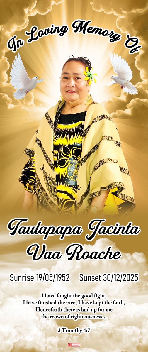 Roll Up Banner design example – Memorial