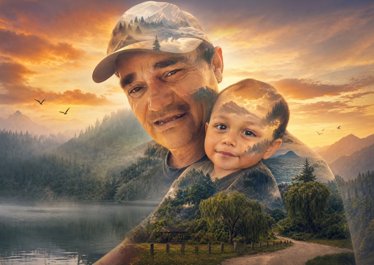 Canvas design example – Family Portrait