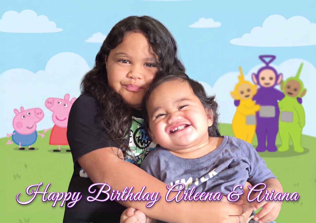 Canvas design example – Birthday