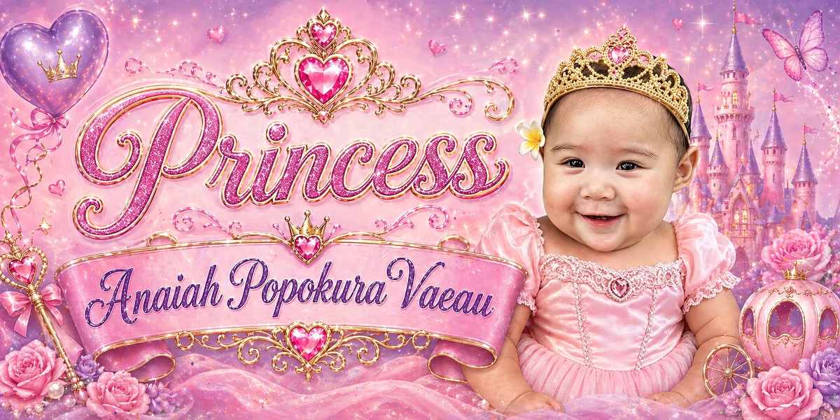 Wall Hanging Banners design example – Baby / Kids