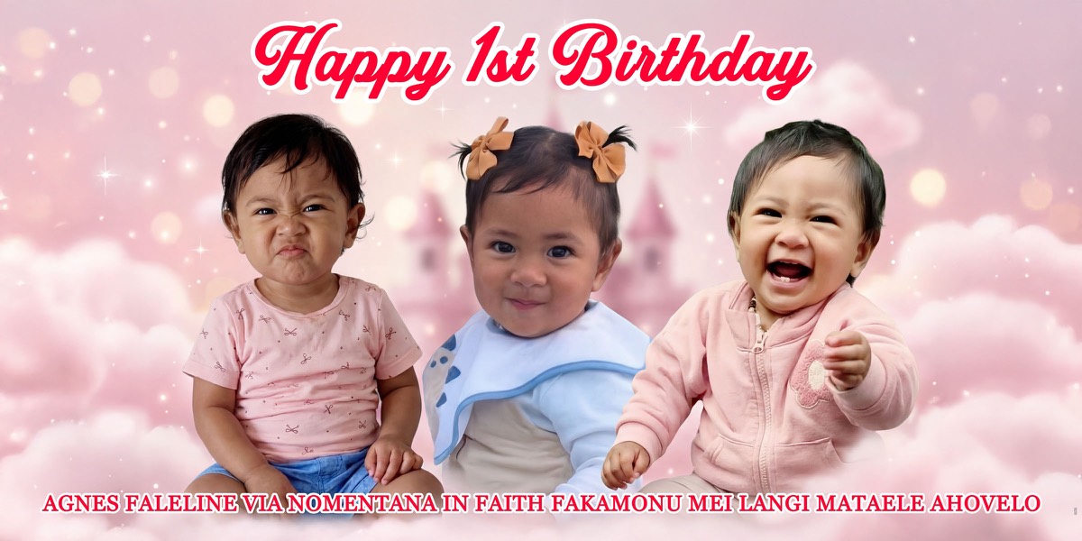 Wall Hanging Banners design example – Birthday