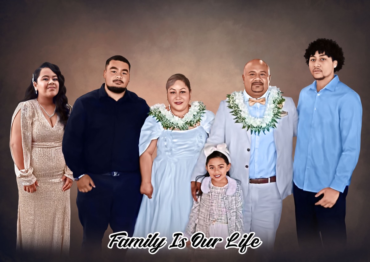 Canvas design example – Family Portrait
