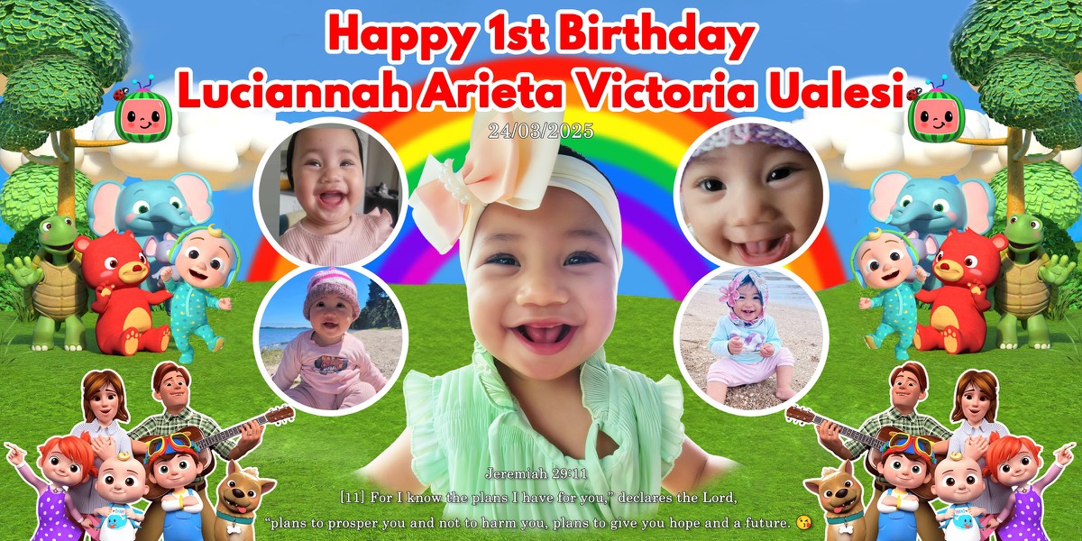 Wall Hanging Banners design example – Birthday
