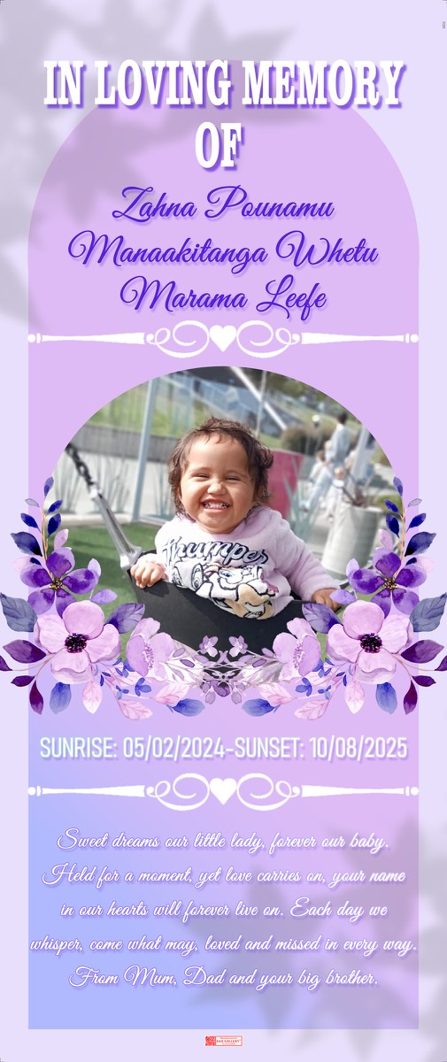 Roll Up Banner design example – Memorial