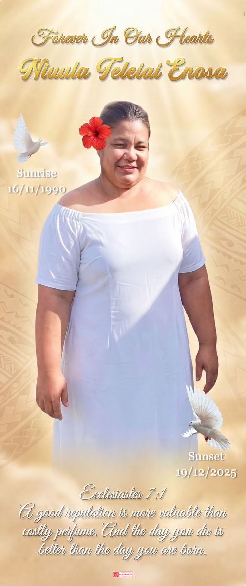 Roll Up Banner design example – Memorial