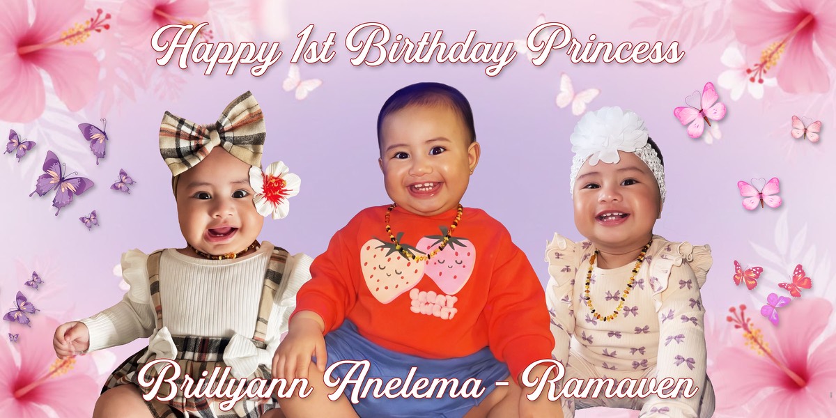 Wall Hanging Banners design example – Birthday