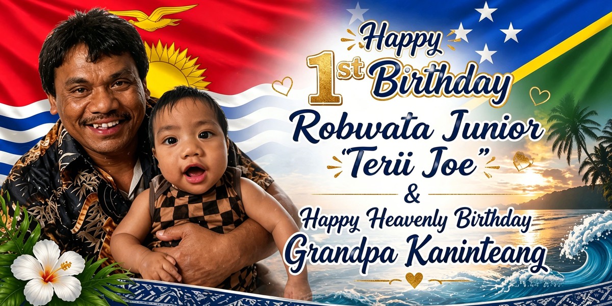 Wall Hanging Banners design example – Birthday