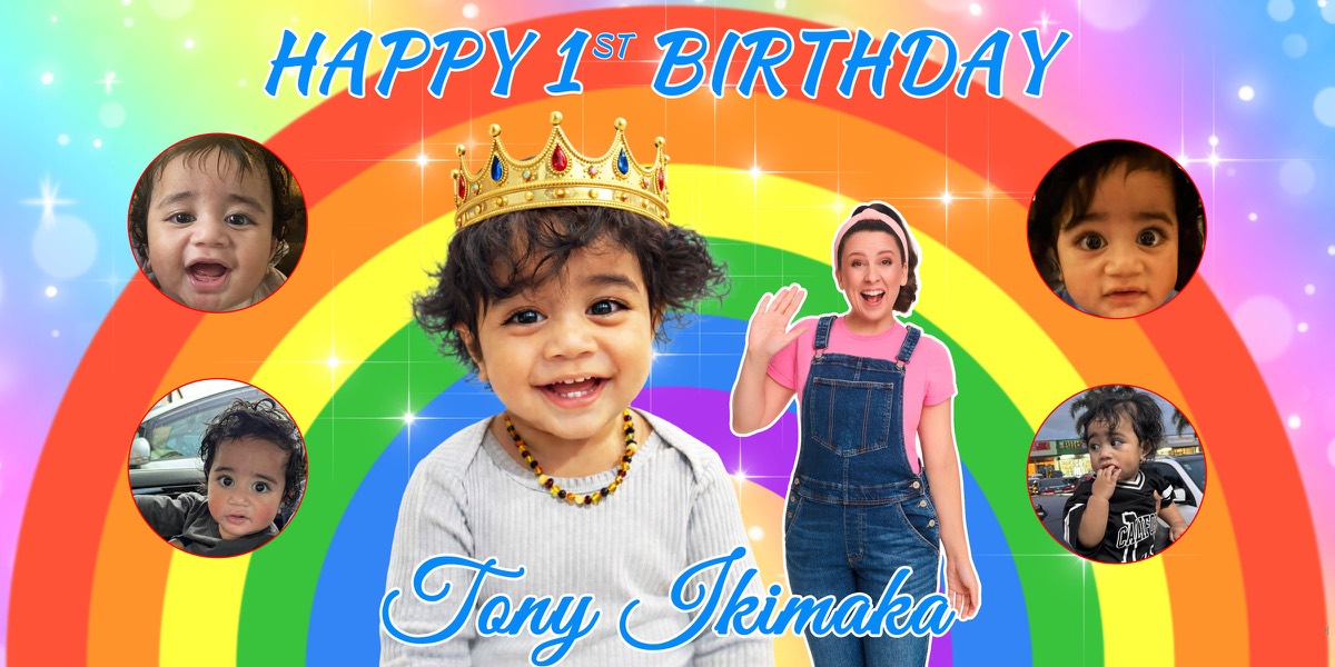 Wall Hanging Banners design example – Birthday